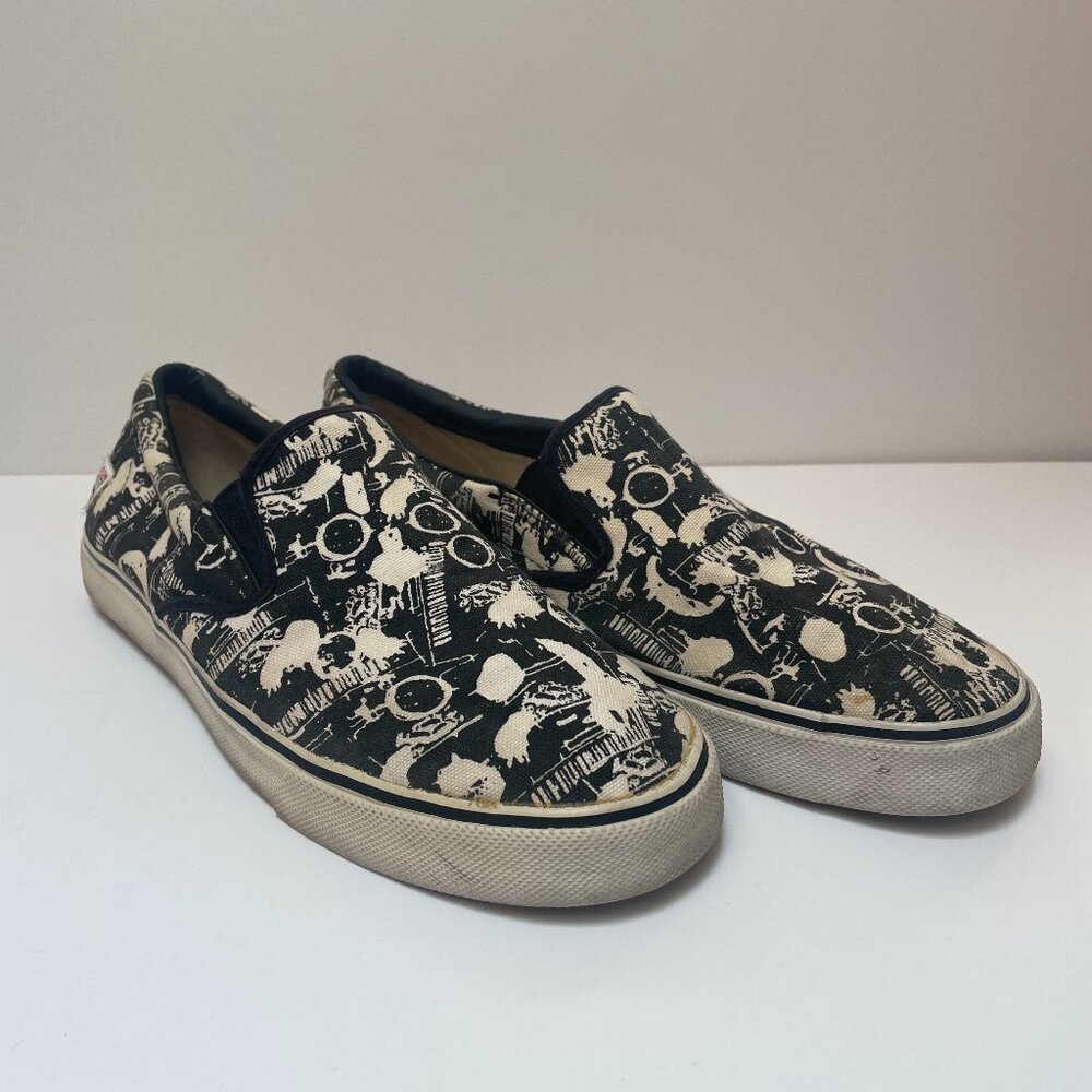 Vintage Vision Street Wear Skateboard Shoes "Vans" Size 11 1986 Vintage